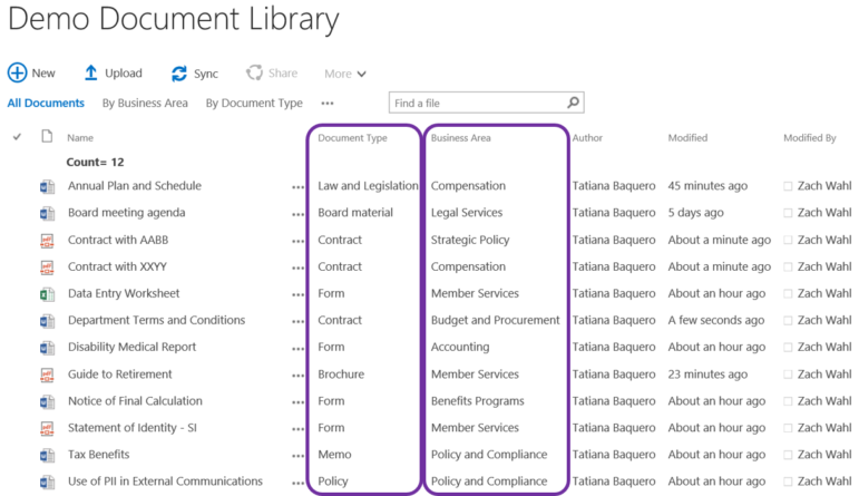 Sample Document Library