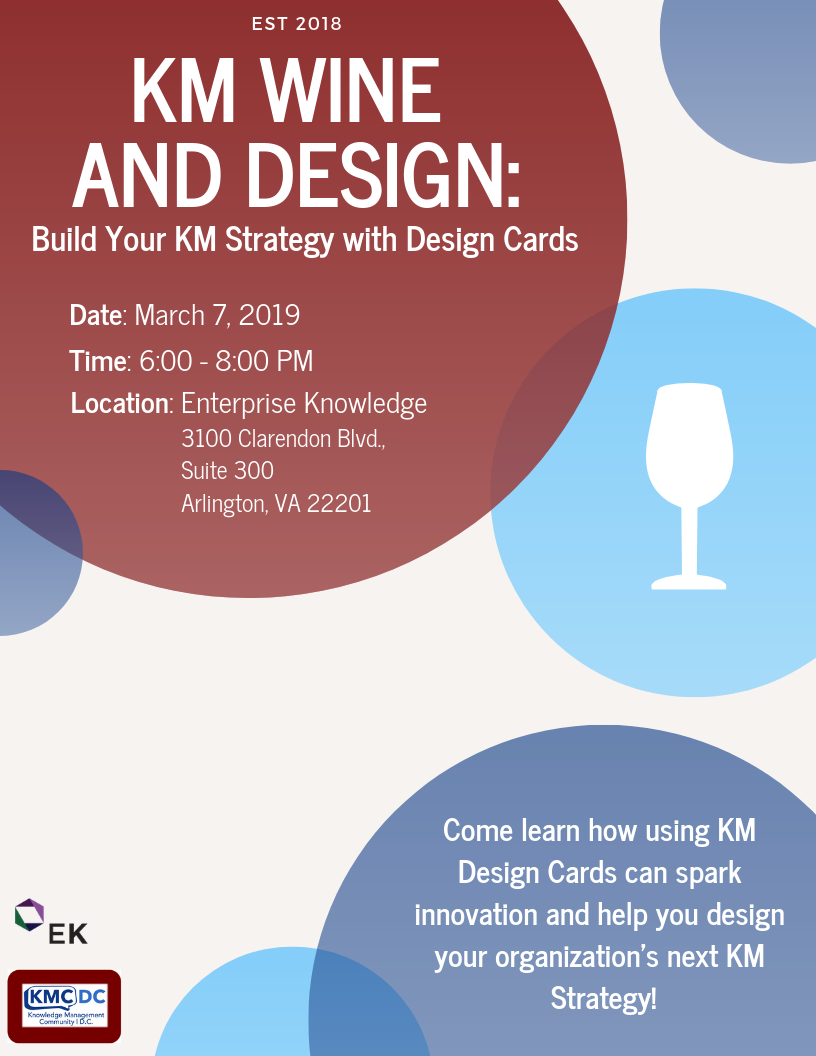 KM Wine and Design Flyer