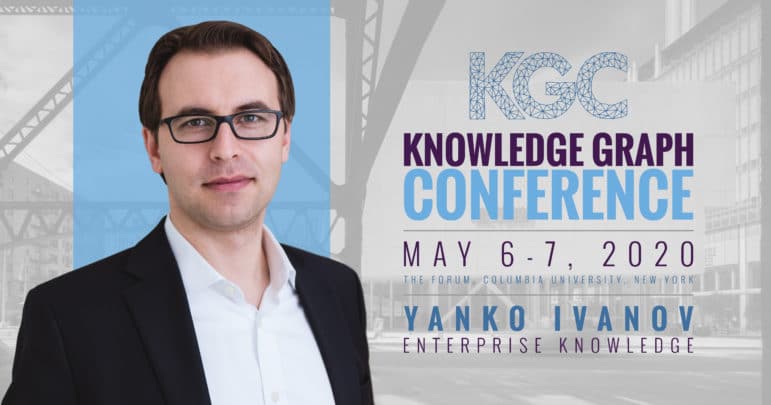 A photo of speaker Yanko Ivanov alongside the name and dates of the conference