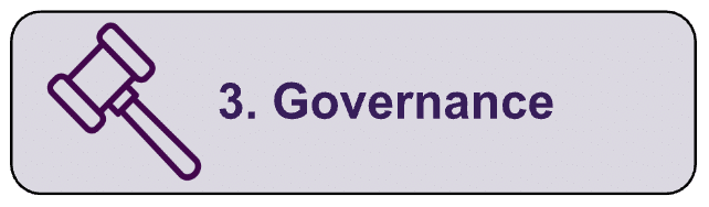 Sub-header: "Governance"