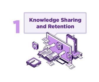 Knowledge Sharing and Retention Icon