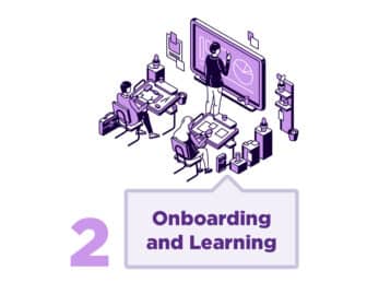 onboarding and learning icon