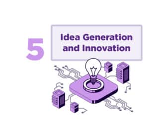 idea generation and innovation icon