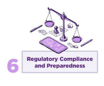 regulatory compliance and preparedness icon